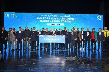 Bursa Büyükşehir, amatör kulüpleri güçlendiriyor